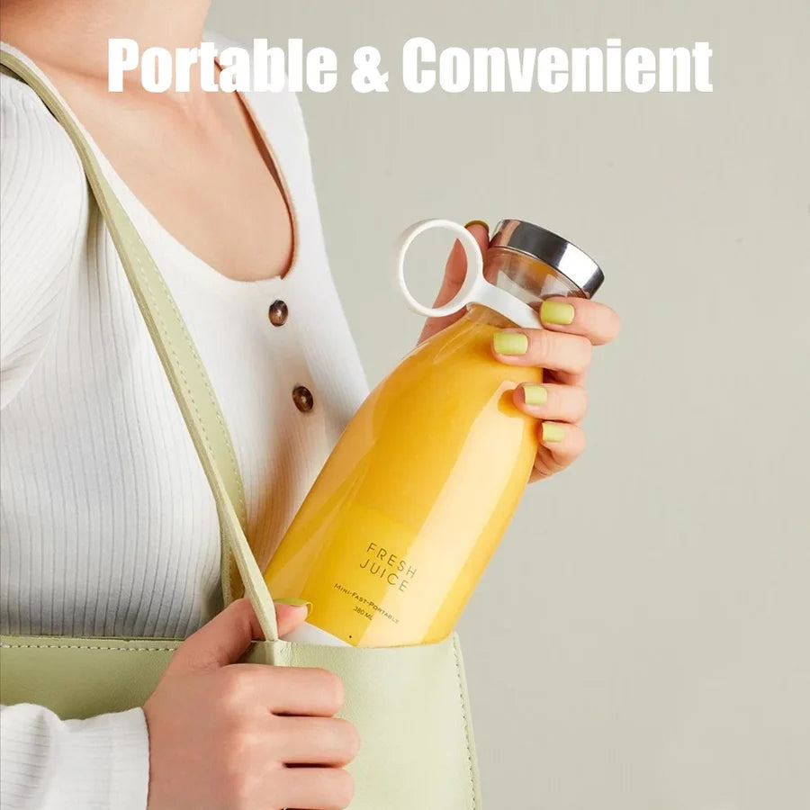Electric Mini Portable Juicer Blender With USB Recharge