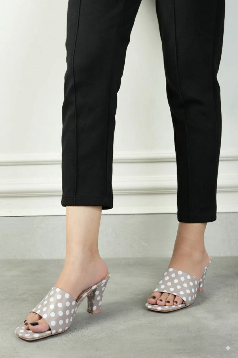 Polka Dot Chic Heels