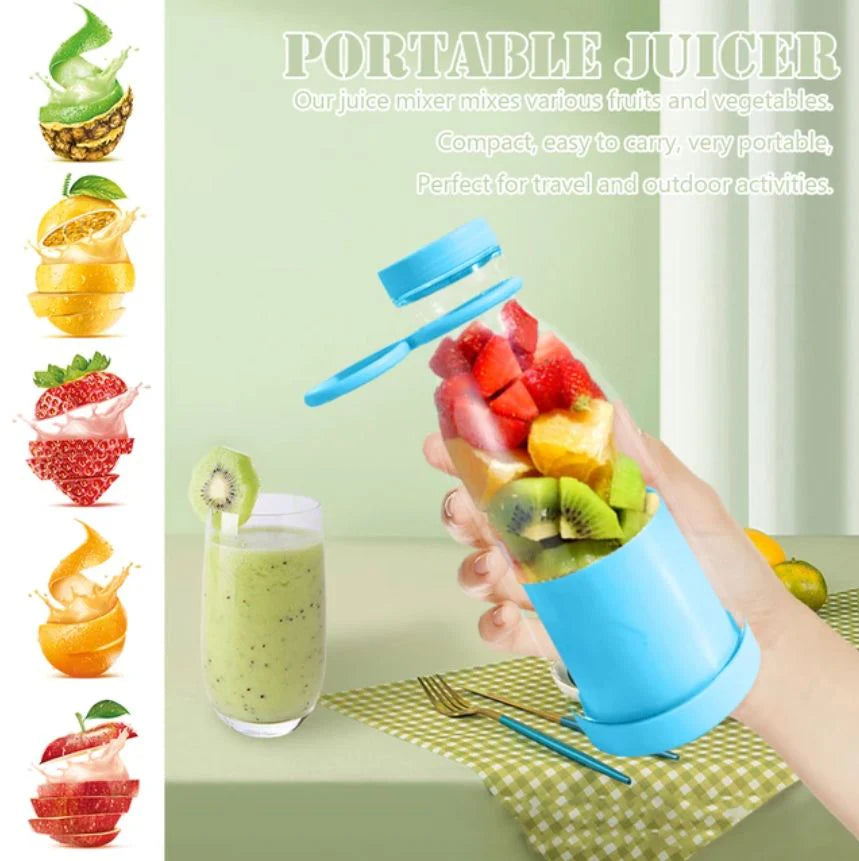 Electric Mini Portable Juicer Blender With USB Recharge