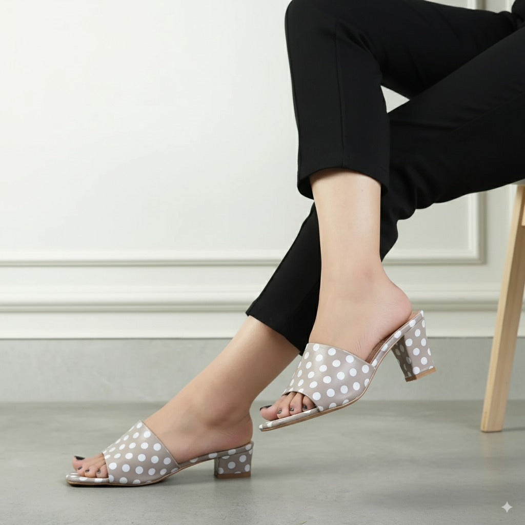 Polka Dot Chic Heels