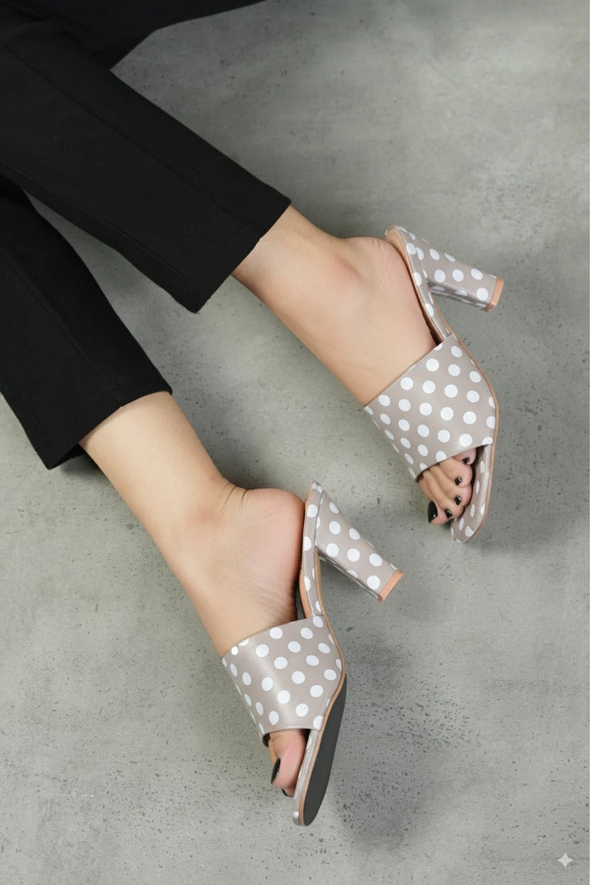 Polka Dot Chic Heels