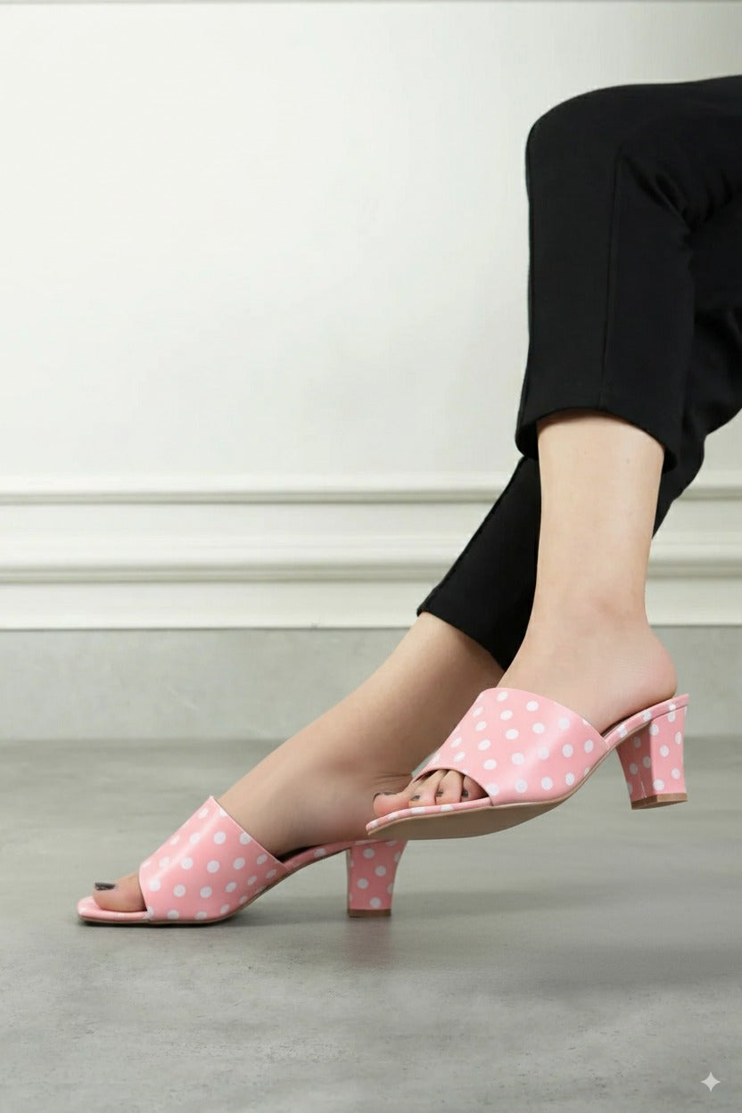Polka Dot Chic Heels