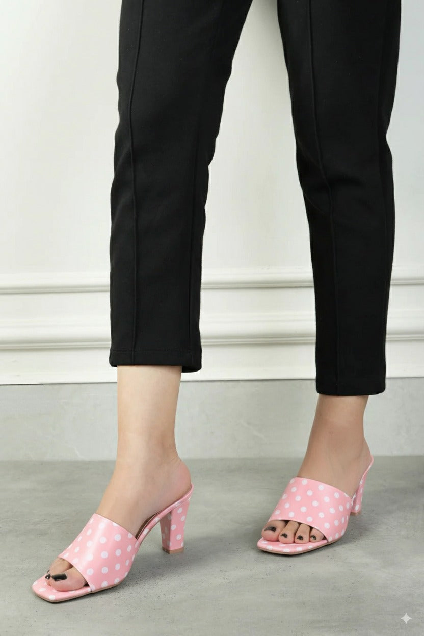 Polka Dot Chic Heels