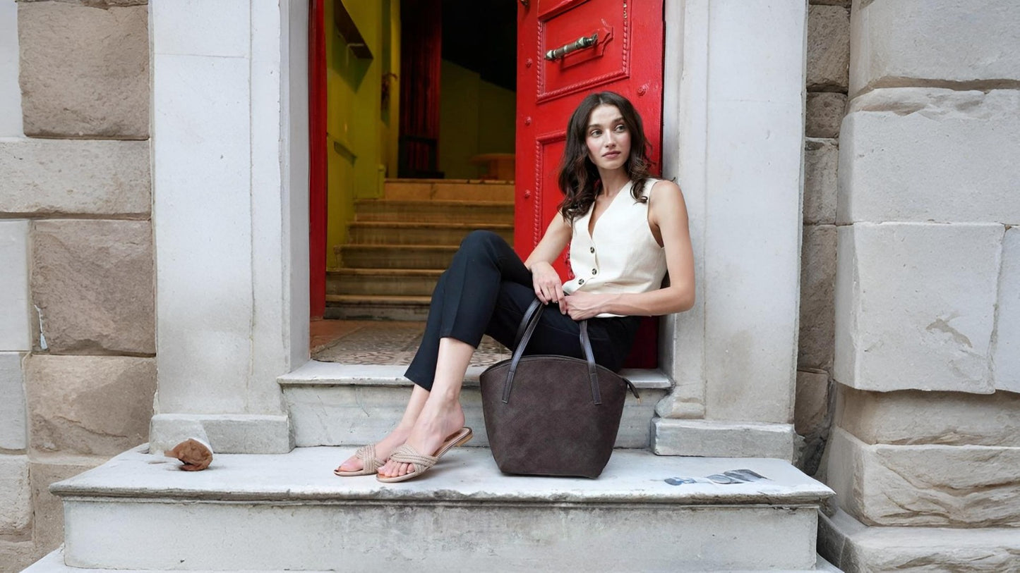 Glam Shine Flat Sandals